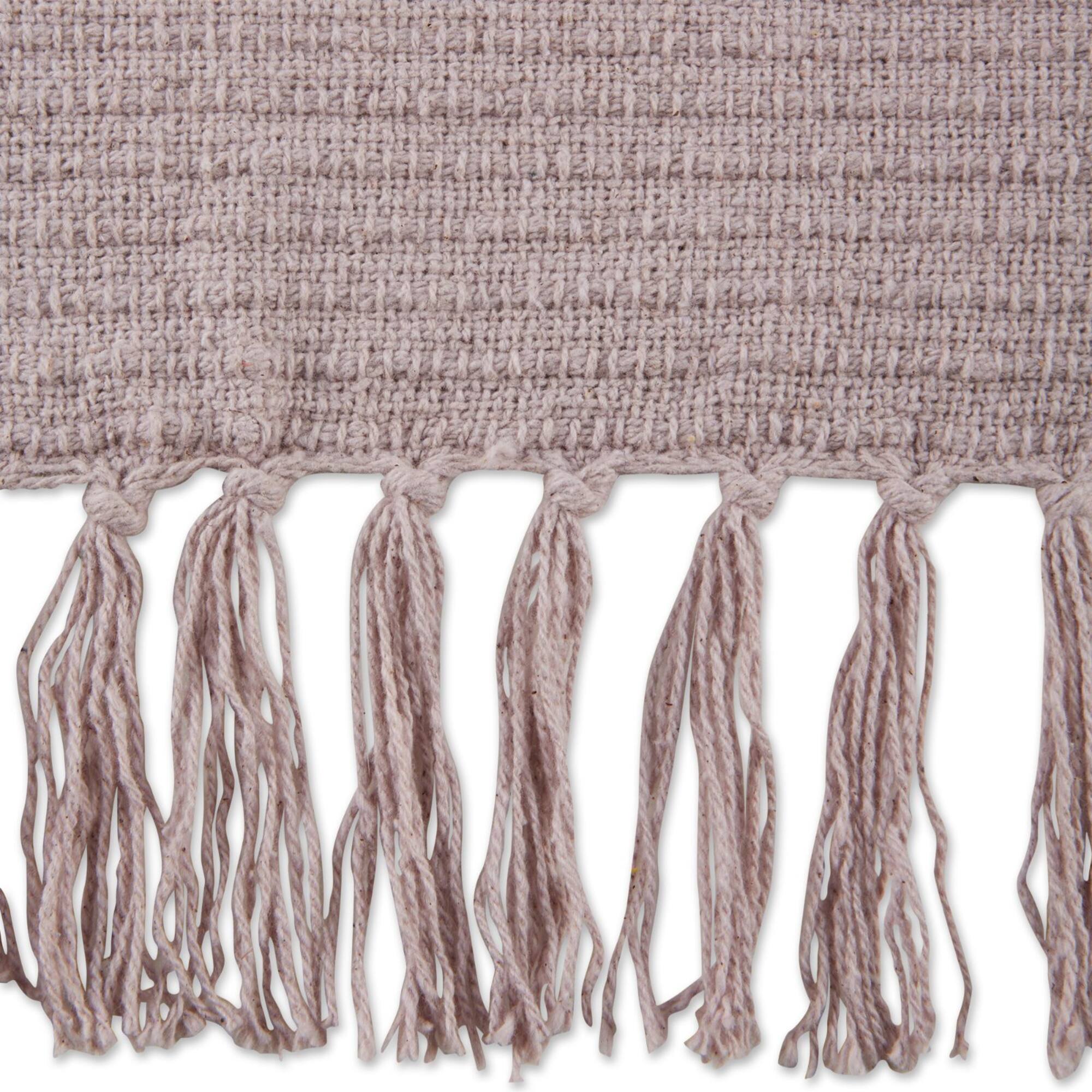 DII® Dusty Lilac Solid Ribbed Throw
